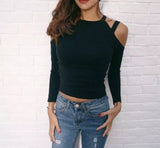 Shoulder Knitting Shirt