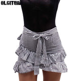Ruffle Bow Tie Skirt
