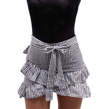 Ruffle Bow Tie Skirt