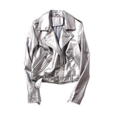 Silver Leather Jacket