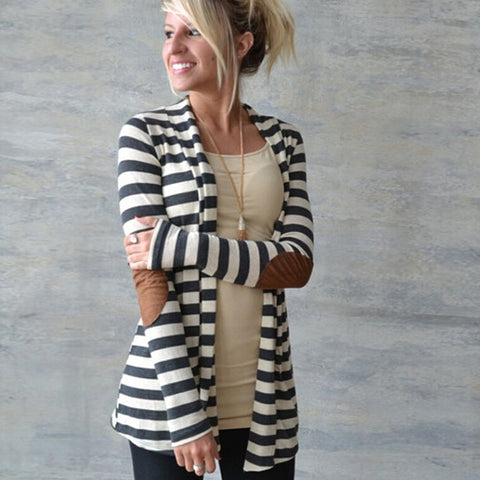 Striped Cardigan Long Sleeve